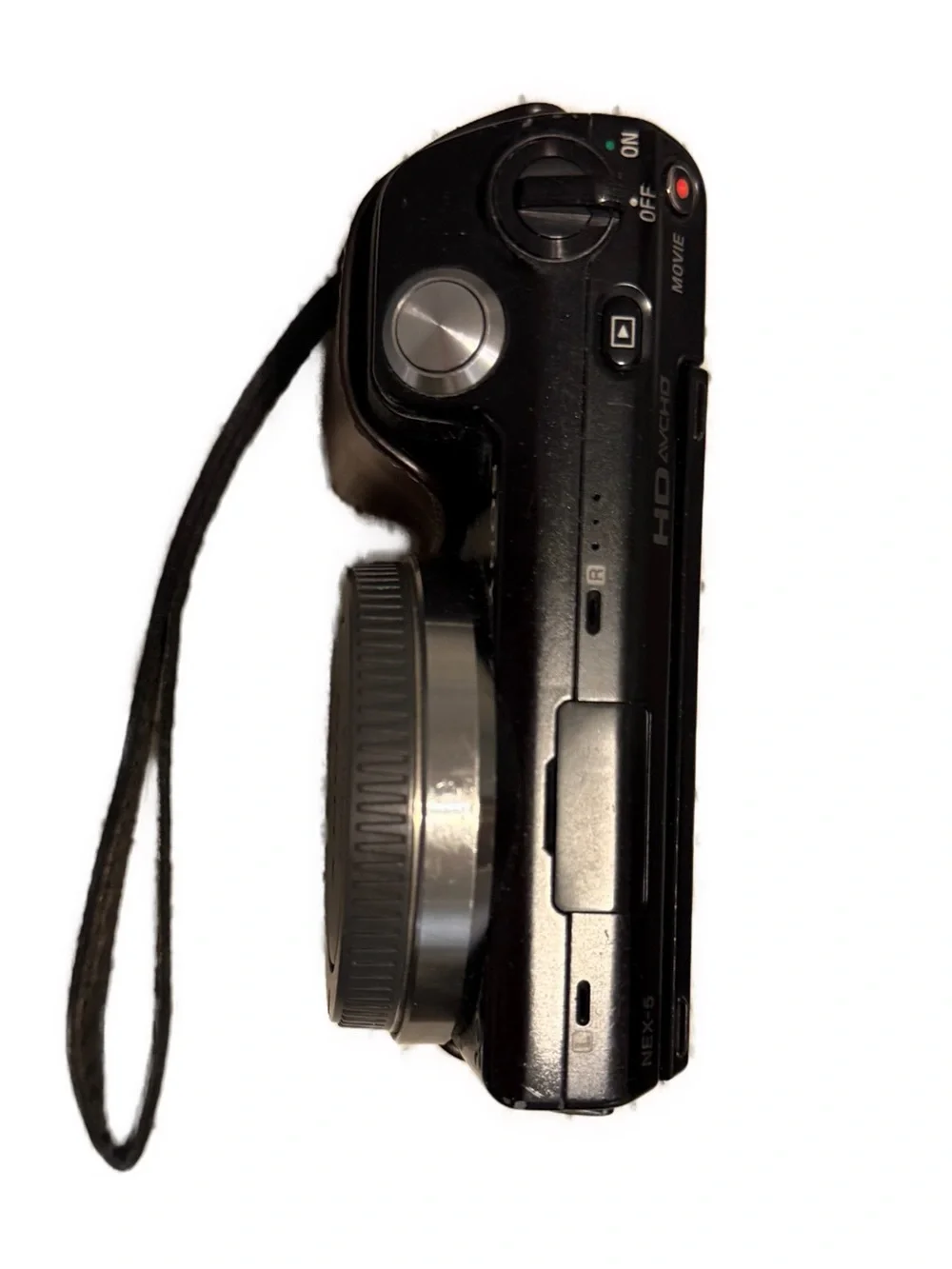Sony Nex5 Mirrorless Camera with Gariz Brown Leather Half Case and Charger.